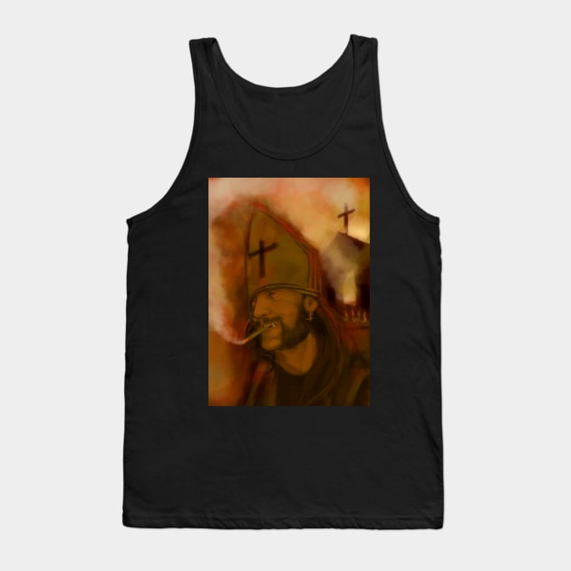 Motorhead Lemmy Tank Top by Alan Frost artwork